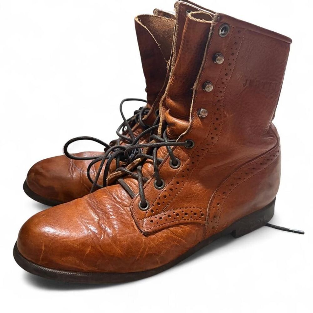 Justin-boots Women's Brown and Tan Boots